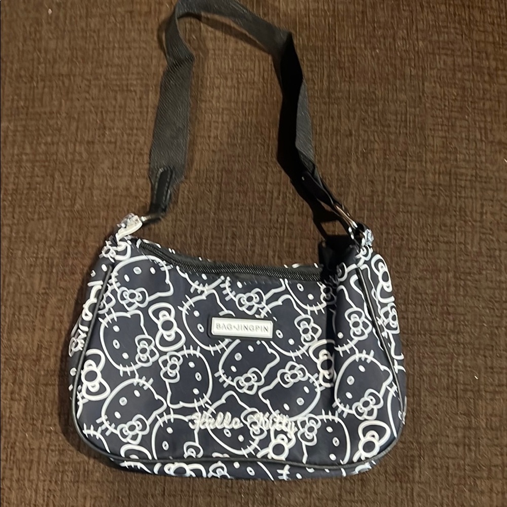 Sanrio Black and White Hello Kitty Mini Shoulder Bag